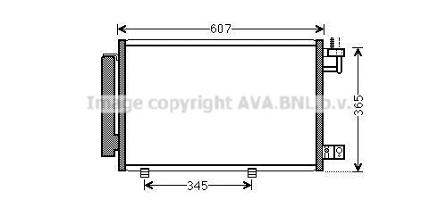 AVA QUALITY COOLING Конденсатор, кондиционер FDA5439D